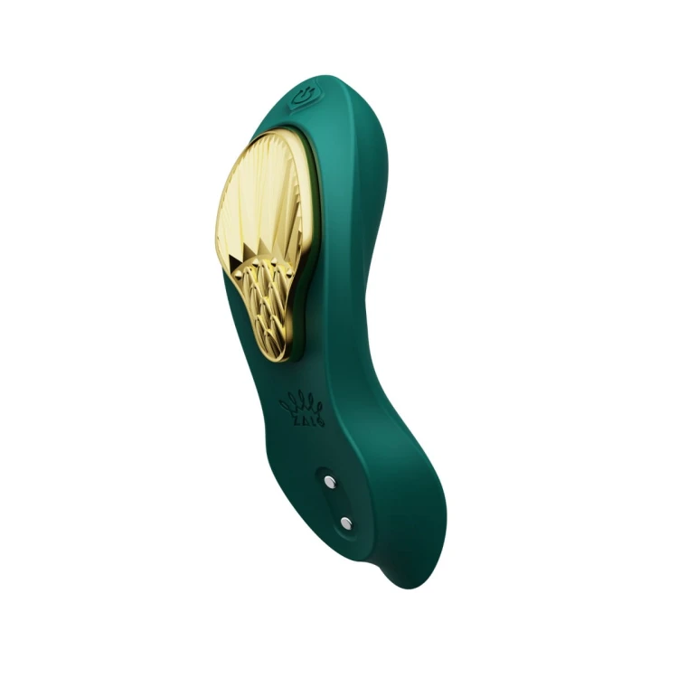 Wibrator do naoszenia  Aya Turquoise Green  - elegancja, stymulacja punktu G i kontrola przez aplikację