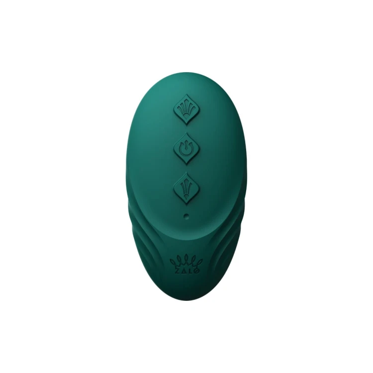 Wibrator do naoszenia  Aya Turquoise Green  - elegancja, stymulacja punktu G i kontrola przez aplikację