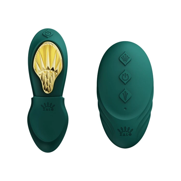 Wibrator do naoszenia  Aya Turquoise Green  - elegancja, stymulacja punktu G i kontrola przez aplikację
