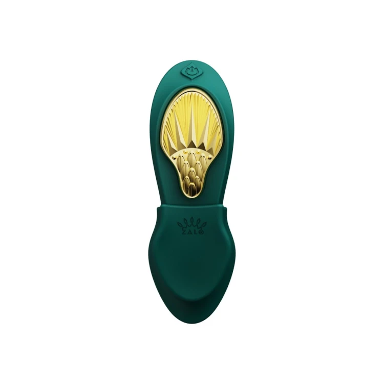 Wibrator do naoszenia  Aya Turquoise Green  - elegancja, stymulacja punktu G i kontrola przez aplikację