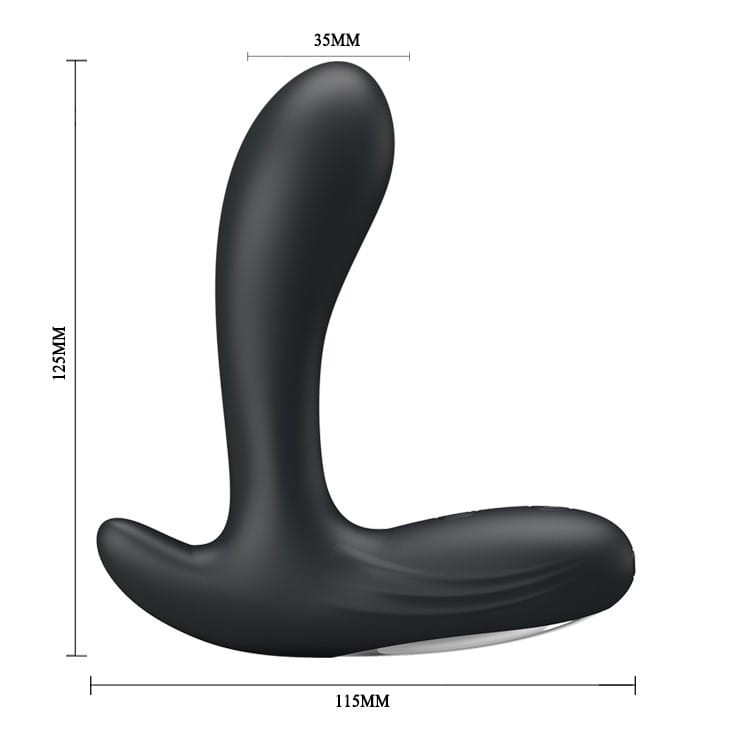 Masażer prostaty długosć 12,5 cm, 20 trybów wibracji, z ładowarką usb