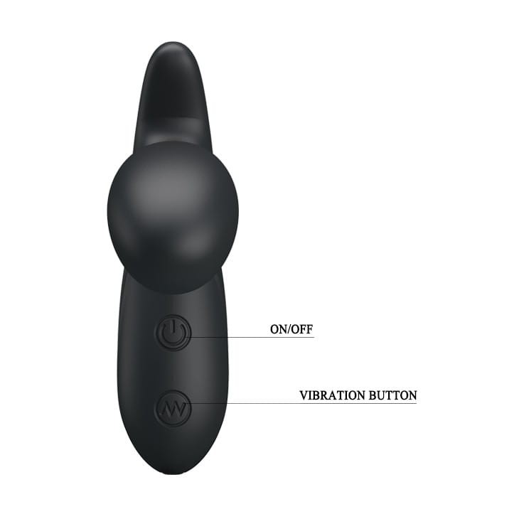 Masażer prostaty długosć 12,5 cm, 20 trybów wibracji, z ładowarką usb