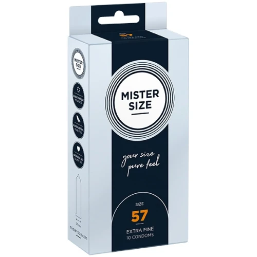 Prezerwatywy Mister.Size 57 Mm 10 Pieces