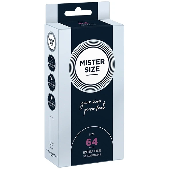Prezerwatywy Mister.Size 64 Mm 10 Pieces
