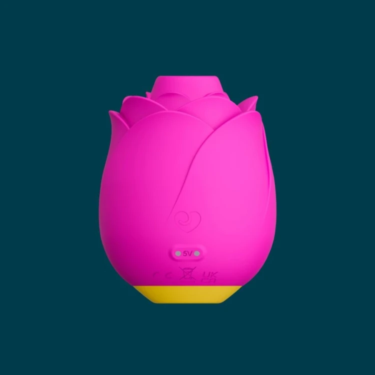 Powietrzny stymulator łechtaczki Róża  - Stymulator Róża – elegancki stymulator łechtaczki z technologią Pleasure Air. 6 poziomów intensywności, wodoodporny IPX7, magnetyczne ładowanie USB. Dyskretny i skuteczny