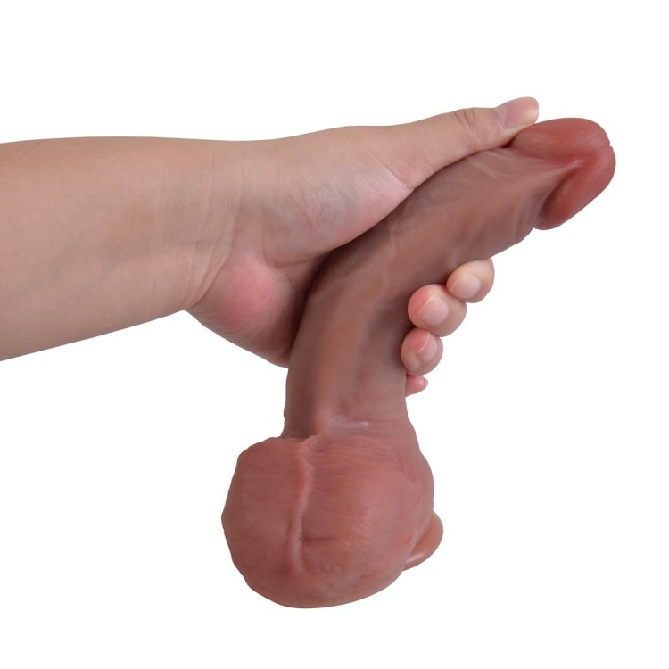 Dildo silikonowe 21  cm  bardzo realistyczny i przyjemny., bardzo popularmy