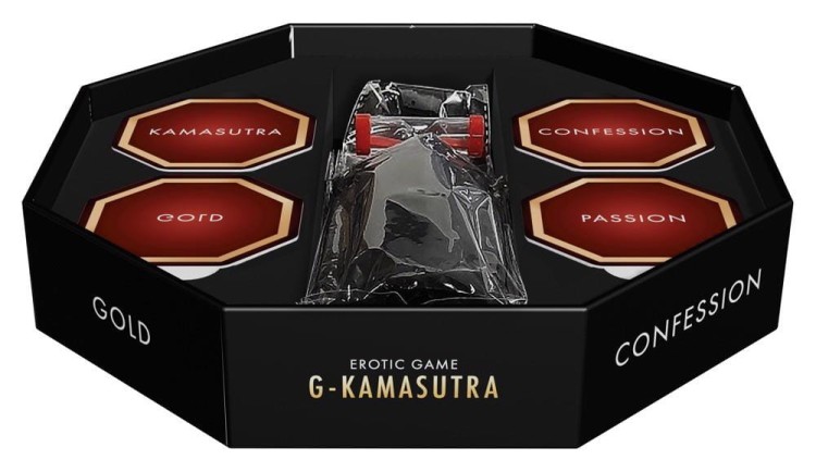 Gra erotyczna  -Kamasutra  - zmysłowa gra karciana z akcesoriami