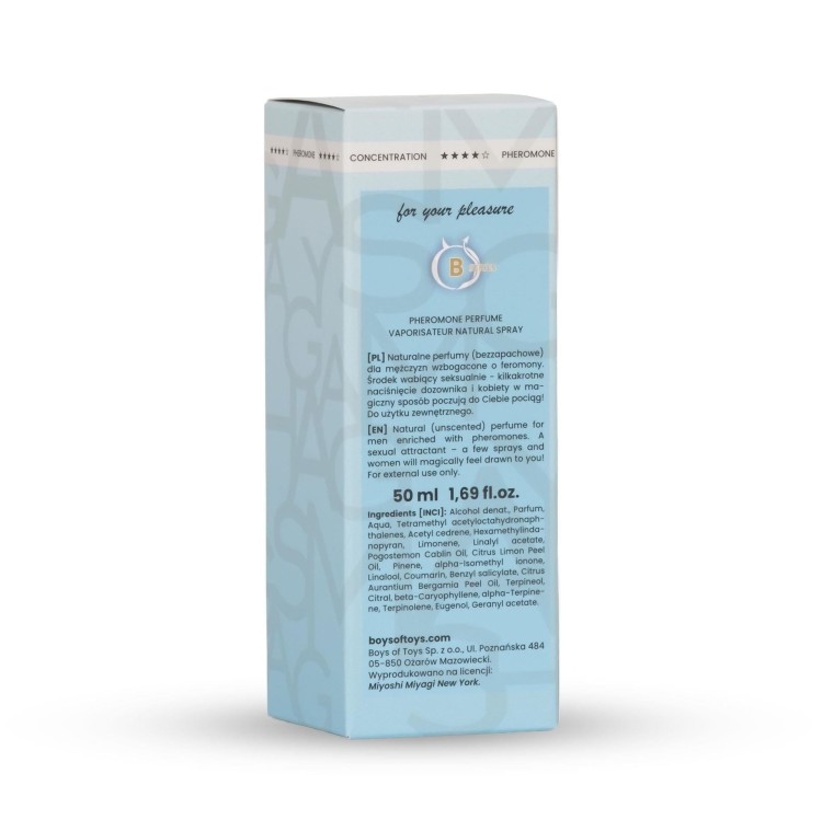 Miyoshi Miyagi PURE feromon neutral 50ml HOMME bezzapachowe feromony dla mężczyzn