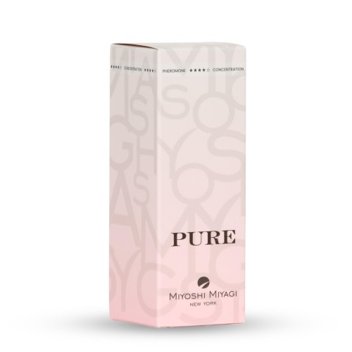 Miyoshi Miyagi Pure – bezzapachowe feromony dla kobiet.  50ml. Podkreślają kobiecość, wzmacniają efekty ulubionych perfum