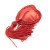 Nakładki na biust  w kształcie serca- czerwone Heart Nipples Tassels RED