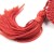 Nakładki na biust  w kształcie serca- czerwone Heart Nipples Tassels RED