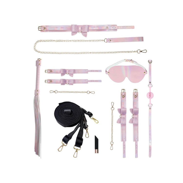 Zestaw bondage - Paris Collection - Kit with Bag - różowa landrynka