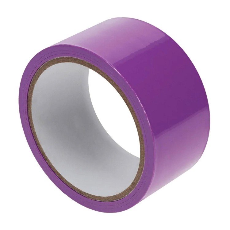 Taśma - bondage nie przywierająca - purporowa  (PVC Non-Stick Tape - 20 m )