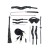 Zestaw bondage - Venice Collection - Kit with Bag - głęboka czerń