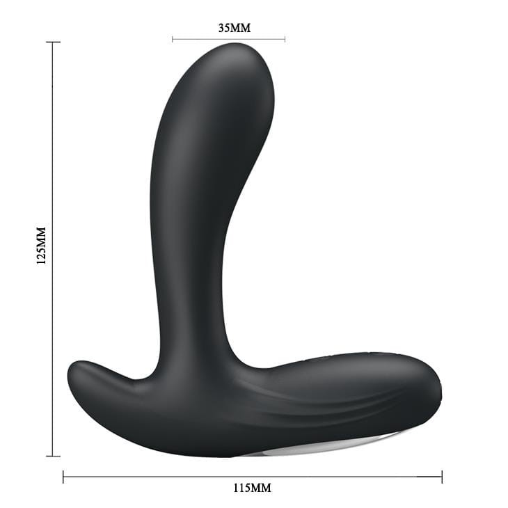 Masażer prostaty długosć 12,5 cm, 20 trybów wibracji, z ładowarką usb