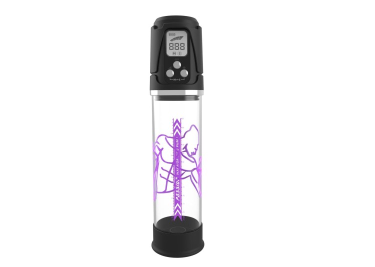 Pompka- PASSION PUMP, PREMIUM RECHARGEABLE AUTOMATIC WATERPROOF PUMP, Light Indicator