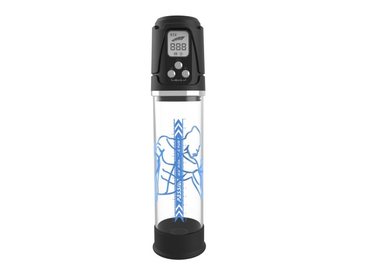 Pompka- PASSION PUMP, PREMIUM RECHARGEABLE AUTOMATIC WATERPROOF PUMP, Light Indicator