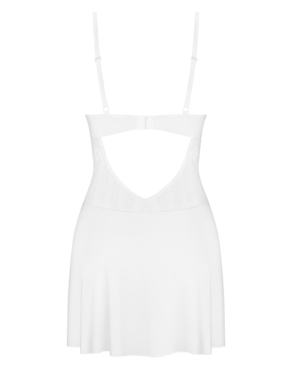 Alissium koszulka i stringi XL/2XL śmietankowa biel