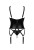 Armares gorset i stringi XL/2XL czarne