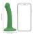 Dildo wibrujące - drobnej wielkości, mocna rzyssawka, kolor -zieleń