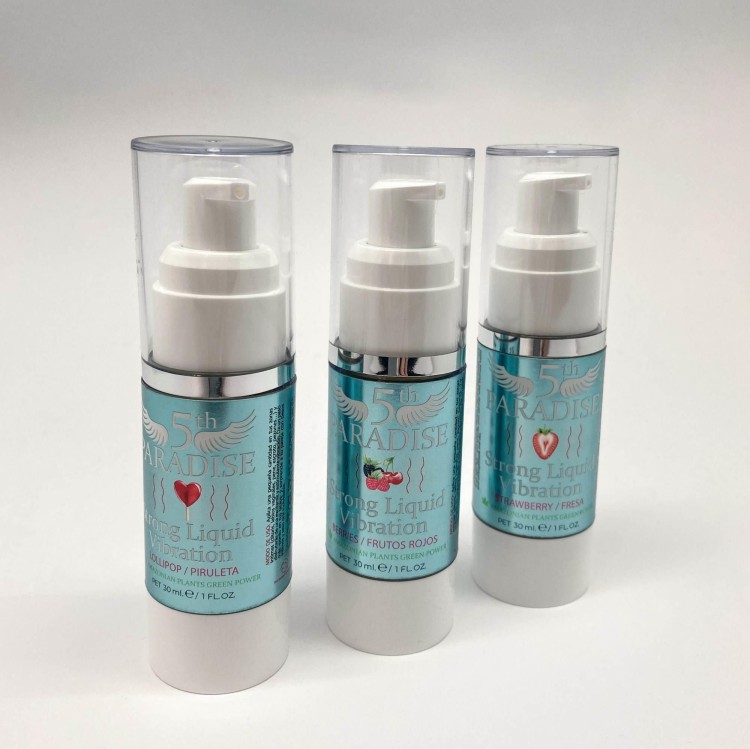 Mocny  vibrator w płynie  jagodowy  30 ml Paradaise