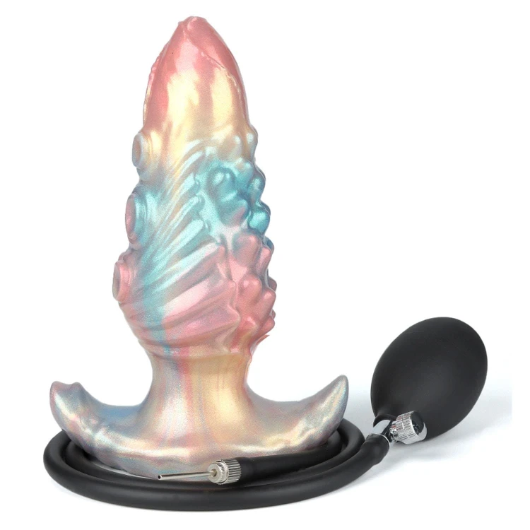Seria "Monster" – 18 cm pompowany korek analny
