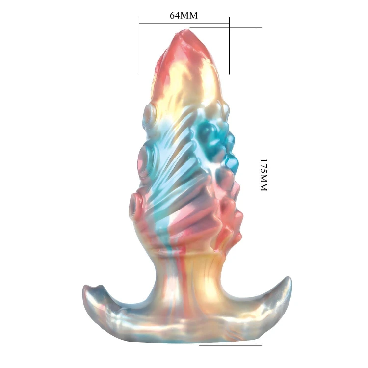 Seria "Monster" – 18 cm pompowany korek analny