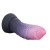 Seria "Monster" -24 cm falisty silikonowy dildo w kształcie potwora