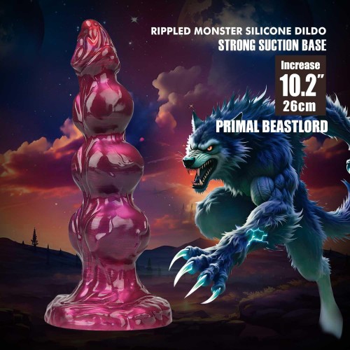 Seria "Monster  – 26 cm silikonowe Dildo