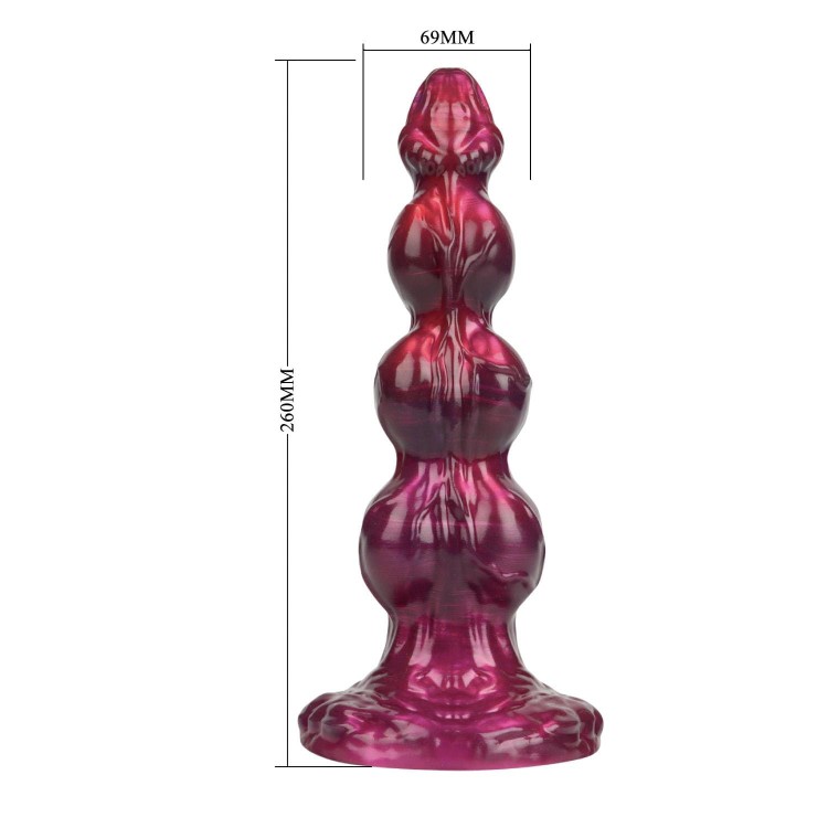 Seria "Monster  – 26 cm silikonowe Dildo