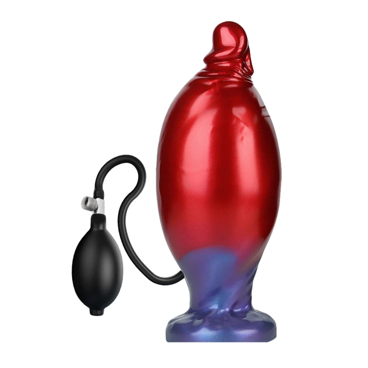 Seria "Monster" - 22 cm pompowany korek analny