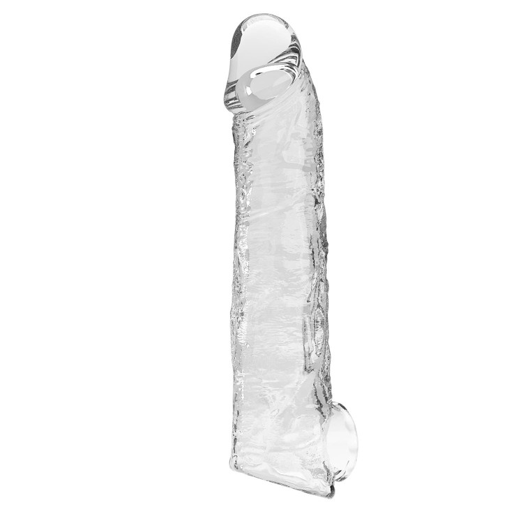Nakładka na penisa, powiększająca – Clear – 26 cm