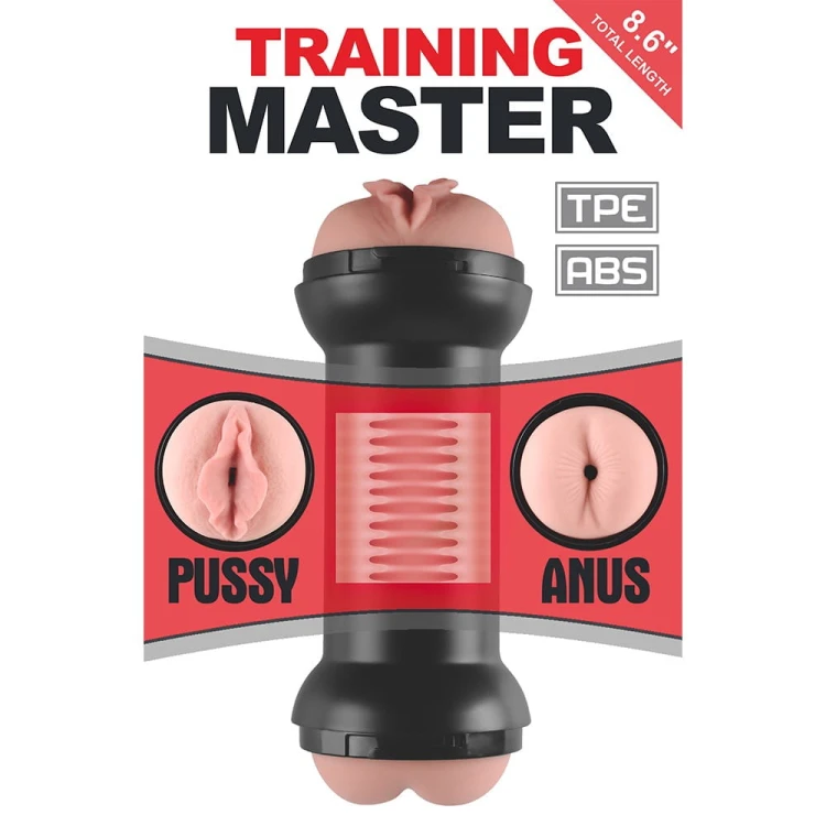 MASTURBATOR DOUBLE SIDE STROKER PUSSY AND ANUS