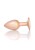 Korek analny, Plug- kolor gold,  rozmiar  S