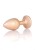 Korek analny, Plug- kolor gold,  rozmiar  S