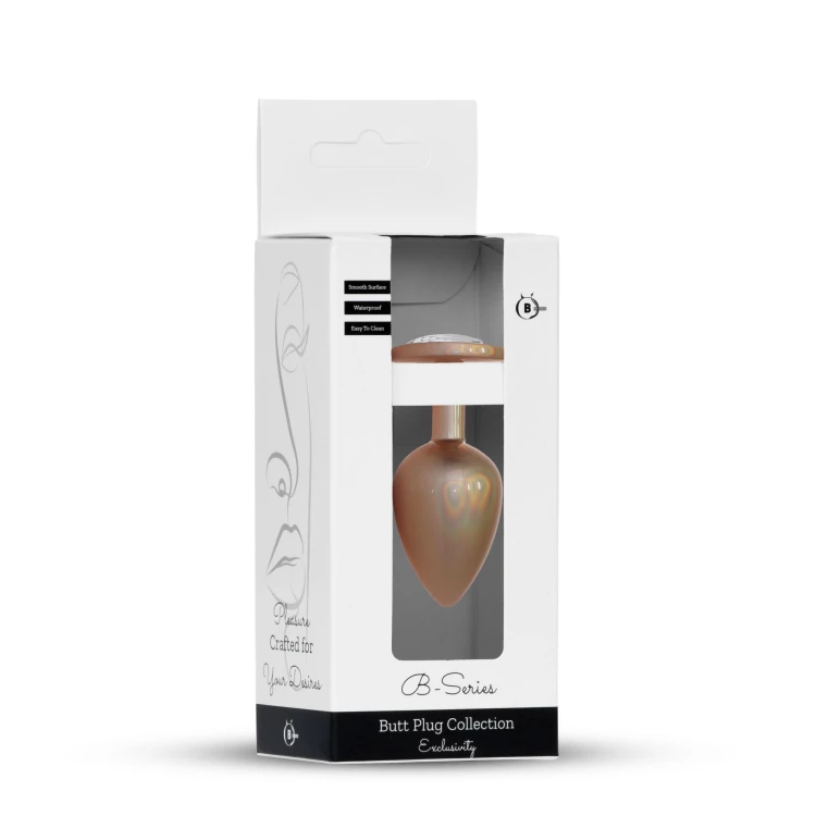 Korek analny, Plug- kolor gold, rozmiar  L