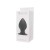 Korek analny Plug-silikonowy, czarny, Large