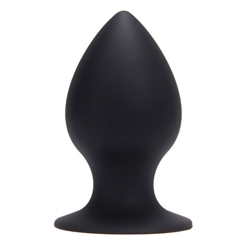 Korek analny Plug-silikonowy, czarny XL  EXTRA LARGE