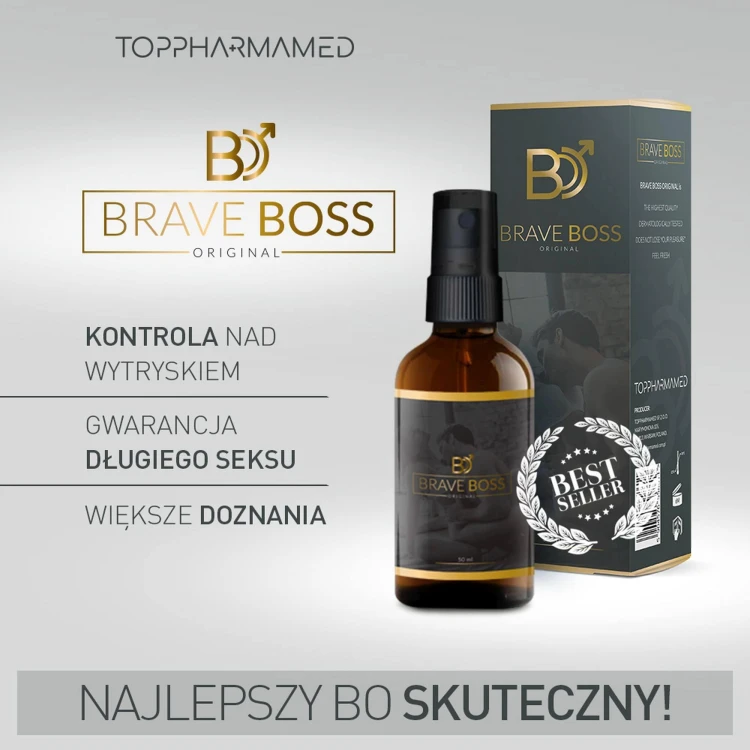 Spray opóźniający dla mężczyzn i kobiet  50 ml BRAVE BOSS