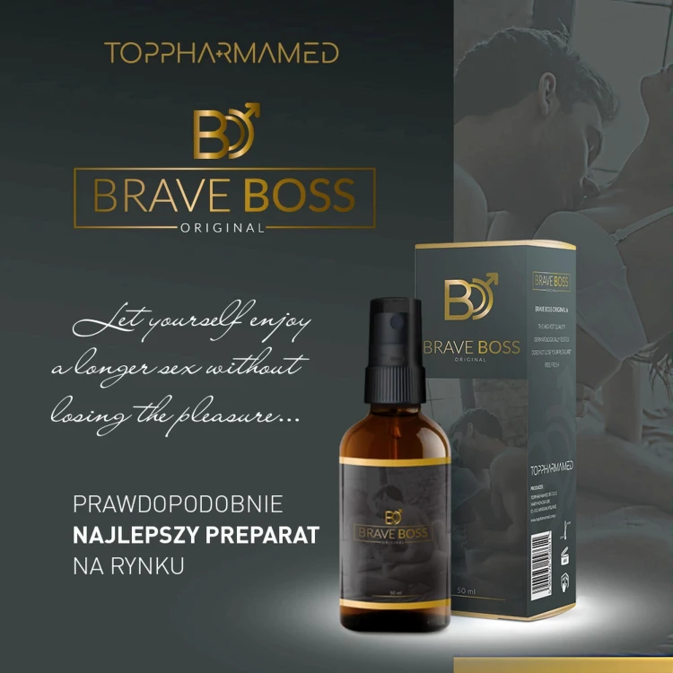 Spray opóźniający dla mężczyzn i kobiet  50 ml BRAVE BOSS