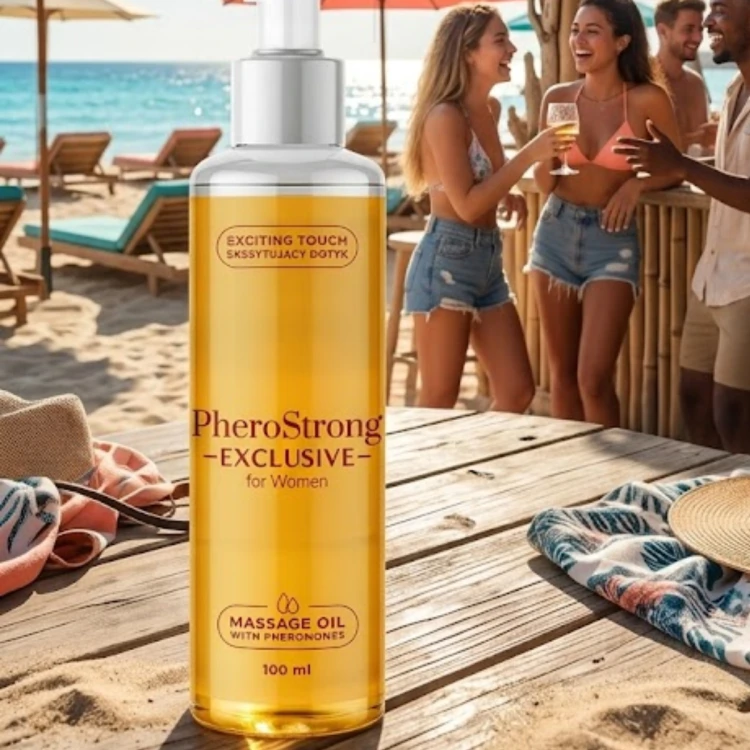 Olejek z feromonami -PheroStrong Exclusive for Women Massage 100 ml