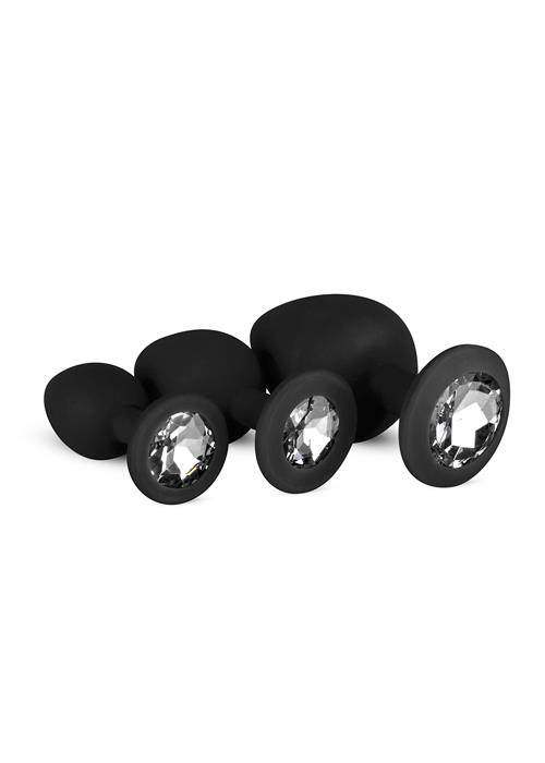 Plug-Diamond Plug zestaw 3ch korków rozmiar S, M, XL