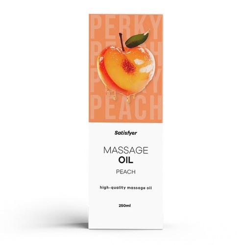 Satisfyer Peach – Olejek do masażu o zapachu brzoskwini 250 ml