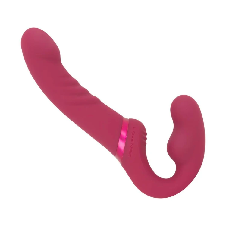 Wibrator Strap-On Lapis Lovense dla wspólnej, synchronicznej przyjemności