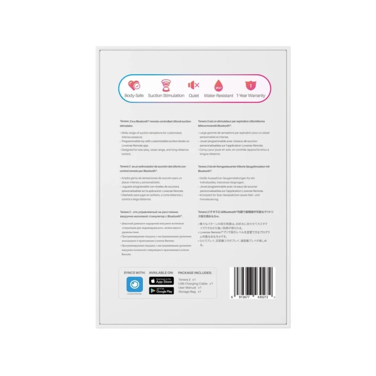 Lovense Tenera 2 Clitoral Suction Stymulator powietrzny