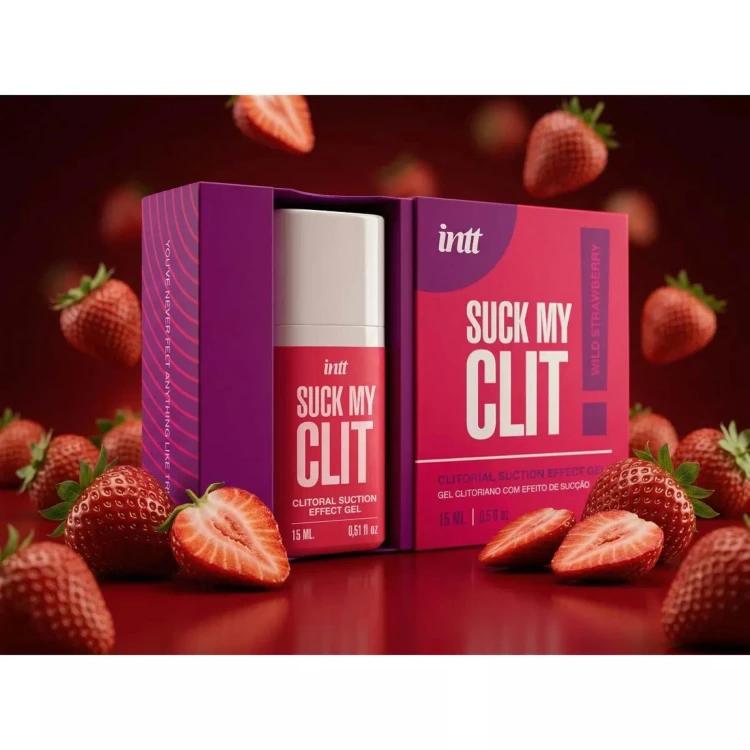 SUCK MY CLIT - Wild Strawberry żel stymulujący