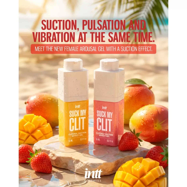 SUCK MY CLIT - Wild Strawberry żel stymulujący