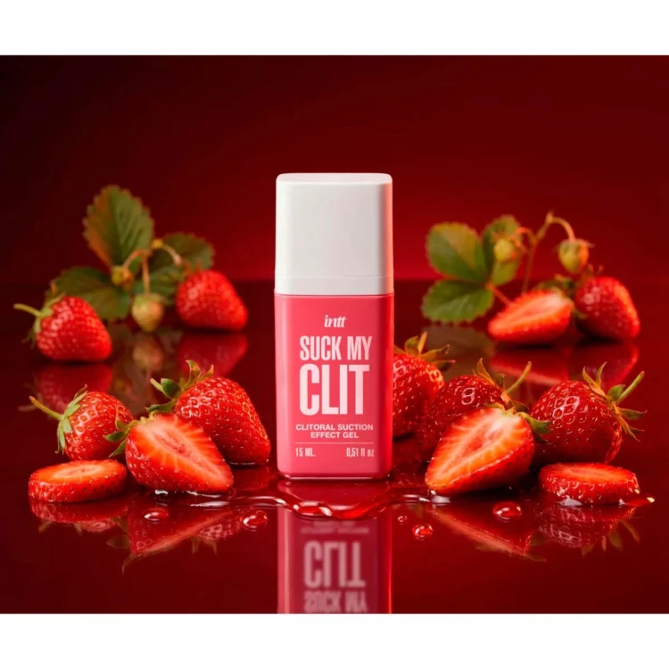 SUCK MY CLIT - Wild Strawberry żel stymulujący