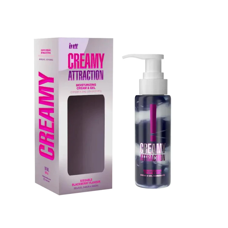 CREAMY ATTRACTION BLACK BERRY - jadalny żel do masażu