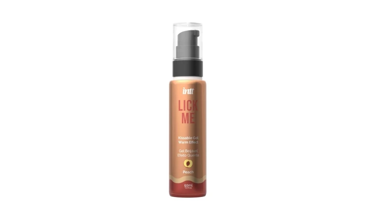 LICK ME PEACH KISSABLE GEL WITH WARM EFFECT - żel do bliskości oralnej